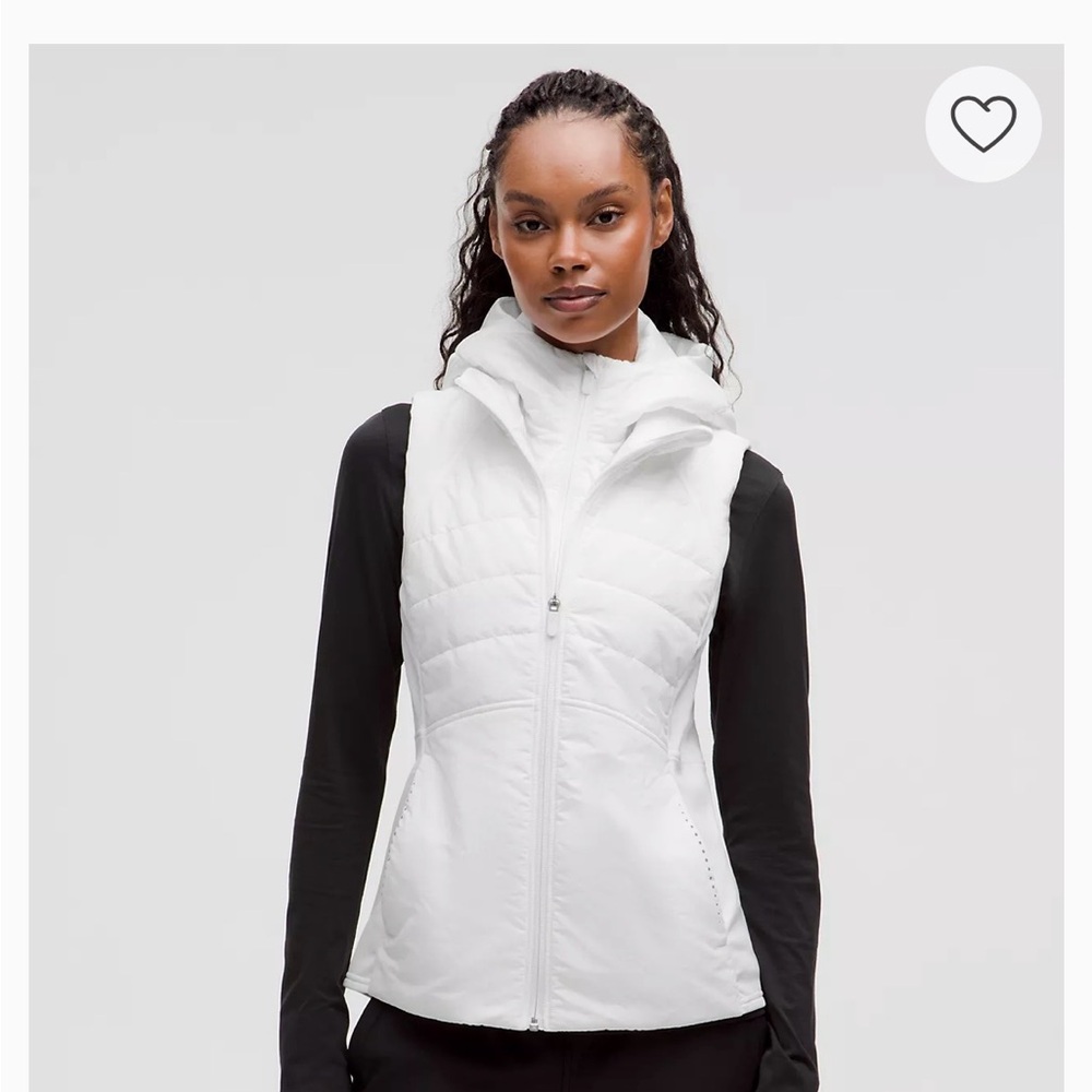 Lululemon Another Mile White Vest